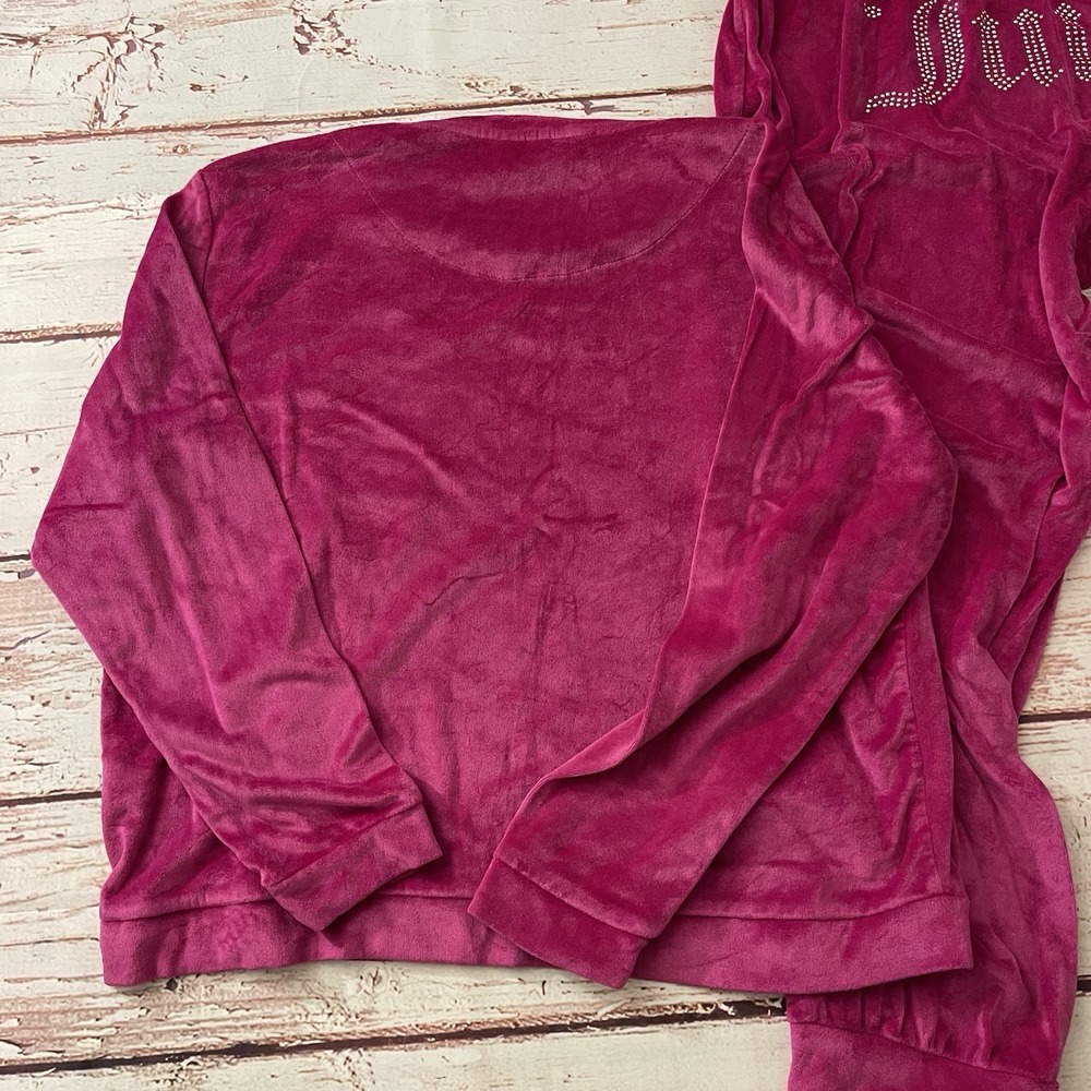Juicy Couture Sleepwear Color Red Corvette Set Size Large Women's - Picture 7 of 12